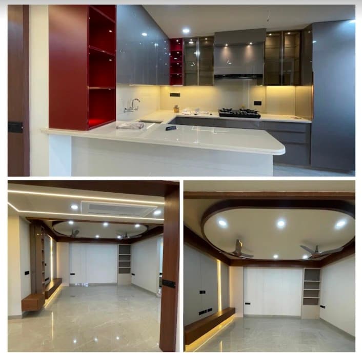 Completed Satnam Deep Cleaning kitchen and living room work