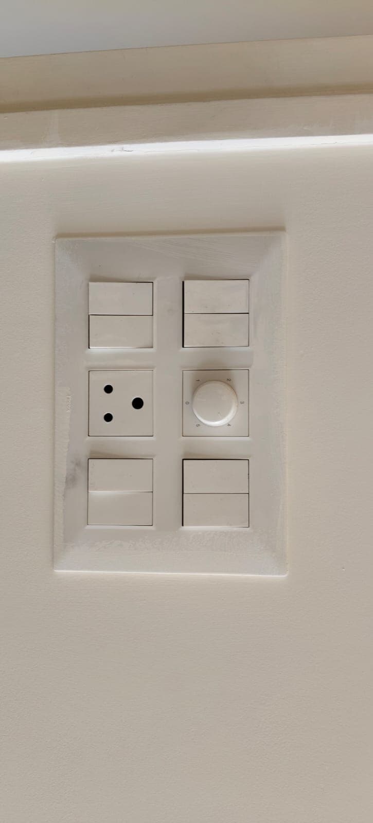 Switchboard detailed during cleaning